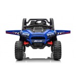 Mamido Mamido Elektrické autíčko Buggy UTV KCK 4x4 modré 24V | 800W | 50 kg | EVA | LED | 2,4 Ghz | ECO koža
