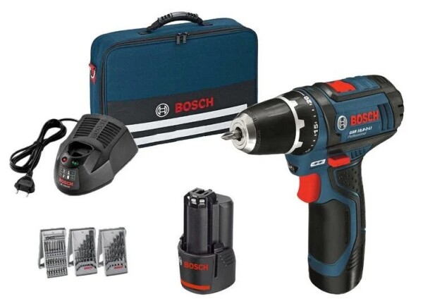 Bosch GSR 12V-15 12 V 2 x akumulátor 2 Ah (0615990GB0)