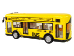 Žltý mestský autobus s trecím pohonom 1:18