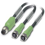 Sensor/Actuator cable SAC-3P-M8Y/2X3,0-PUR/M 8FS 1458693 Phoenix Contact; 1458693
