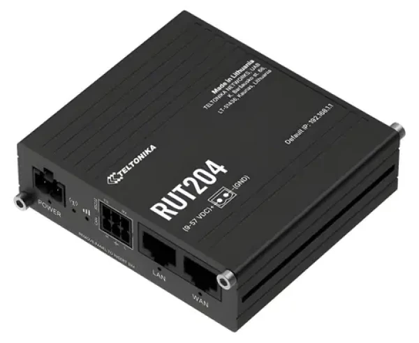 Teltonika RUT204 / Priemyselný LTE router / LTE Cat 4 (RUT2040AAAA0)