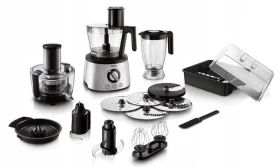 Philips Avance Collection HR7778-00 Strieborná / Kuchynský robot / 1300W / 3.4l / 12 rýchlostí / Pulzný režim (HR7778/00)