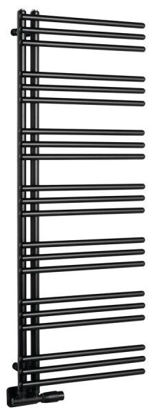 AQUALINE - POSEIDON vykurovacie teleso 550x1340, čierna mat PS513B