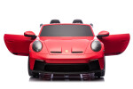 Mamido Mamido Elektrické autíčko Porsche 911 GT3 XXL + MP4 | 24V14Ah | 4x200W | Pre 2 deti | červené