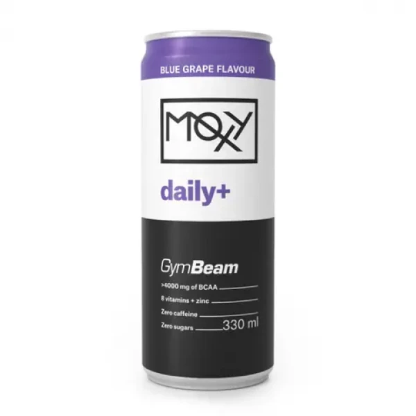 MOXY daily+ 330 ml - GymBeam (modré hrozno, 330 ml) (33457-5-bluegrape-330ml)