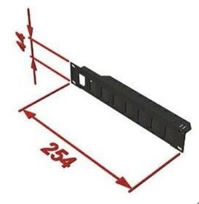 Triton 10 patch panel / 8 modulov (RAB-PP-X03-C1)