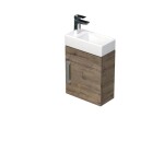 Kúpeľňová skrinka s umývadlom SAT Cube Way 40x47, 5x20 cm dub Wellington mat CUBE320401DDW CUBE320401DDW