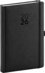 NOTIQUE Denný diár Diamante 2026 čierny / 15 x 21 cm (PGD-DA5DI-6001)