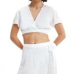 Top s jednou kravatou KW0KW01775-YCD - Calvin Klein L