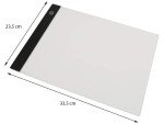 Mamido Kresliaca doska grafický tablet LED pre deti TA0111
