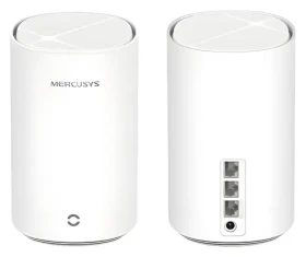 Mercusys Halo E27BE (2-pack) / Wi-Fi 7 Mesh systém BE3600 / Dual-Band / 2,4 GHz 688 Mb/s / 5 GHz 2880 Mb/s / 3x GLAN (Halo E27BE(2-pack))