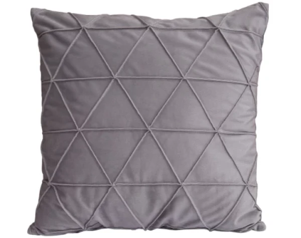Dekoratívny vankúš Vanessa 45x45 cm, strieborný%