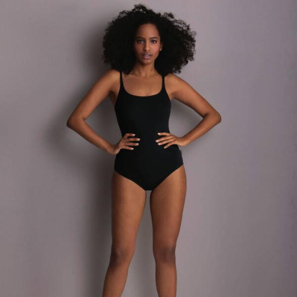 Style perfect čierne jednodielne plavky 7703 black - RosaFaia 001 black 44C