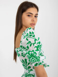 Dámske šaty LK SK 508944.45P bielo-zelené - Fprice 40