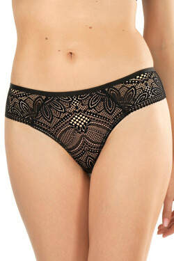 TANGÁ TÚŽBA ČIERNA BLACK-BEIGE XL