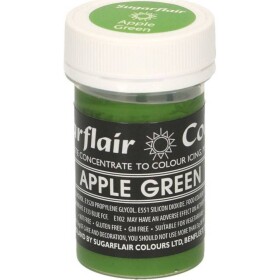 Gélová farba apple green pastelová 25 g - Sugarflair - Sugarflair