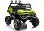 Mamido Detské elektrické autíčko Mercedes-Benz Unimog S 4x4 lakované zelené