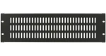 Lanview Ventilačný zaslepovací panel 19" čierna / Zaslepovací panel / 3U / perforovaný / skrutkovacia montáž (RAB210BL)