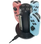 READY 2 GAMING Nintendo Switch nabíjacia stanica 4 v 1 čierna (R2GNSW4IN1CHA)