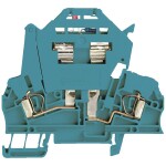 Weidmüller 1334480000 istiace priechodná svorka 7.90 mm pružinová svorka modrá 50 ks; 1334480000