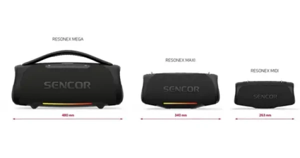 Resonex Mega Moc / Bluetooth reproduktor / 190W / TWS / IPX7 / LED (Resonex MEGA)