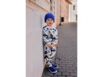 Baby Bare Shoes Febo Sneakers Navy on white barefoot topánky 35 EUR