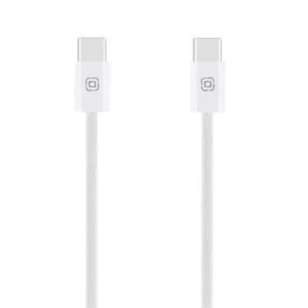Obal:Me Super Fast USB-C/USB-C Pletený kábel 60W 1m White (57983125481)