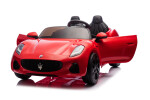 Mamido Mamido Elektrické autíčko Maserati GranTurismo Folgore 24V | 800W | 60 kg červené
