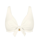 SUMMER DUNE - Vrchný diel plaviek s kosticami a stredovým uzlom Triumph BEIGE 46B