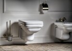 KERASAN - WALDORF závesná WC misa, 37x55cm, biela 411501