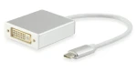Equip USB-C (M) - DVI-I 24+5 (F) biela / Redukcia / 4096 × 2160 px / 60 Hz / 0,15 m (133453)