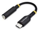 StarTech Adaptér USB-C na 3.5mm jack čierna / Adaptér / TRRS / 12,7 cm (USBCAUDIO2)
