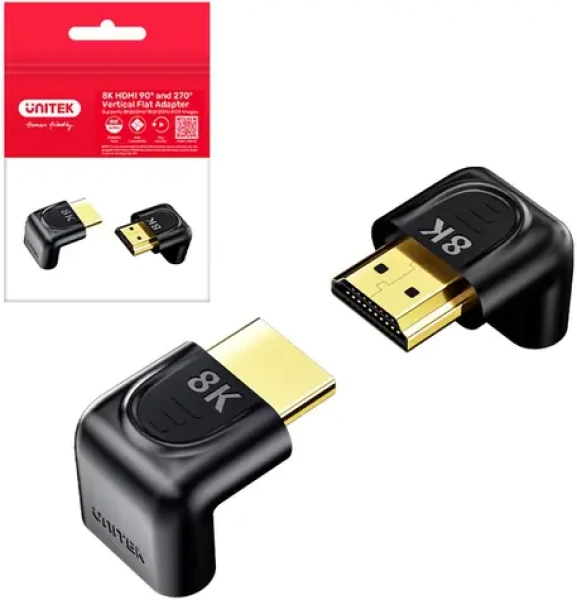 Unitek A1046ABK03 čierna / Adaptér HDMI - HDMI (A1046ABK03)