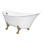 KERRA - Voľne stojaca vaňa Antica W162 5907548107589