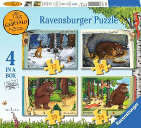 Ravensburger Gruffalo 4 v 1/12+16+20+24 dielikov