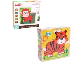 MaDe 20325 Drevené kocky so zvieratkami