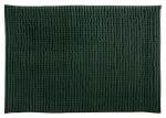 MSV CHENILLE tmavo zelená / Kúpeľňová predložka / mikrovlákno / protišmyková / 50 x 80 cm