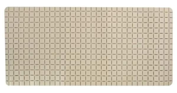 MSV protišmyková podložka do vane QUADRO Premium béžová / SBS kaučuk / 36 x 76 cm