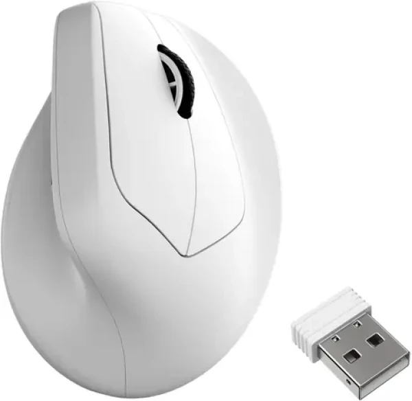 Keychron M5 biela / Vertikálna myš / Bezdrôtová (M5-A24)
