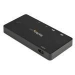 StarTech 2-portový USB-C KVM prepínač / KVM prepínač / HDMI 2.0 / 4K 60Hz / USB-C hybrid (SV211HDUC)