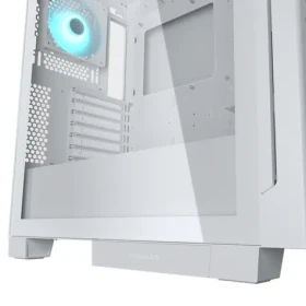 COUGAR Airface ECO RGB biela / PC skriňa / Midi Tower / ARGB / 3x ARGB ventilátory / priehľadná bočnica / bez zdroja (CGR-5YA2W-RGB)