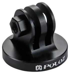 Puluz Držiak s 1/4" CNC závitom čierna / Držiak pre akčnú kameru / kovový / univerzálny / GoPro, Insta360, DJI (PU145B)