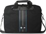 BMW BMW BMCB15COMPVSKL Bag 16" Black Nylon Blue Stripe