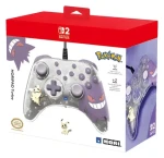 HORI HORIPAD Turbo Gengar Mimikyu / Ovládač pre Nintendo Switch 2 / Drôtový / Turbo funkcie / Polopriehľadný povrch (100002197900)