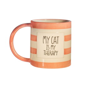 Sass & belle Keramický hrnček Cat Therapy 300 ml