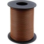 Donau Elektronik 105-8-100 spojovací drôt, 1 x 0.20 mm², hnedá, 100 m; 105-8-100
