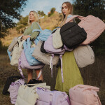 Dámska cestovná taška Heys Puffer Duffel Off White