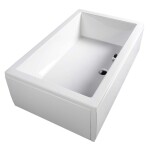 POLYSAN - DEEP hlboká sprchová vanička, obdĺžnik 150x75x26cm, biela 72384