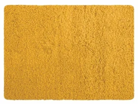 MSV MICROFIBER šafranovo žltá / Kúpeľňová predložka / 50 x 70 cm / mikrovlákno / protišmyková