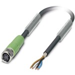 Sensor/Actuator cable SAC-4P-10,0-PUR/M 8FS SH 1521944 Phoenix Contact; 1521944